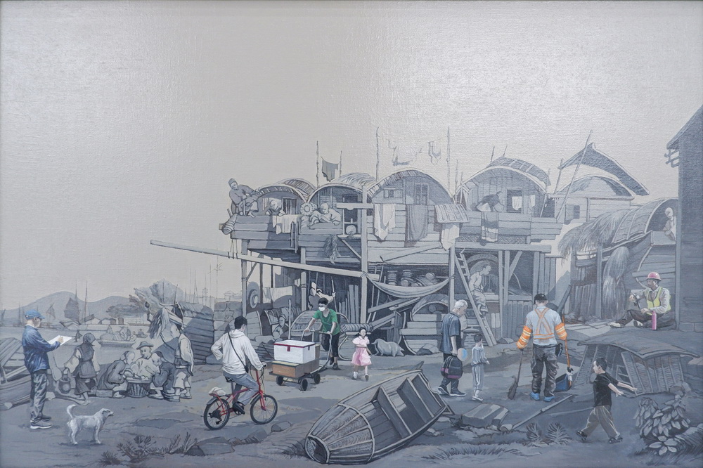 優異 梁裕榮《濤聲依舊．內港》廣州美術學院